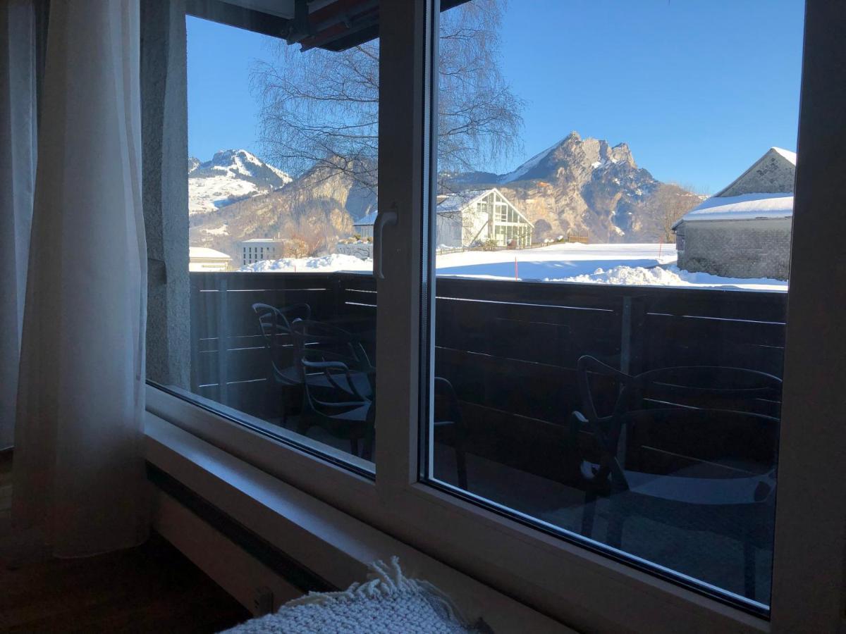 Ferienwohnung Naehe Flumserberg Ski Wandergebiet Filzbach Eksteriør bilde