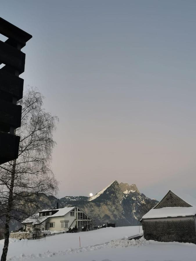 Ferienwohnung Naehe Flumserberg Ski Wandergebiet Filzbach Eksteriør bilde