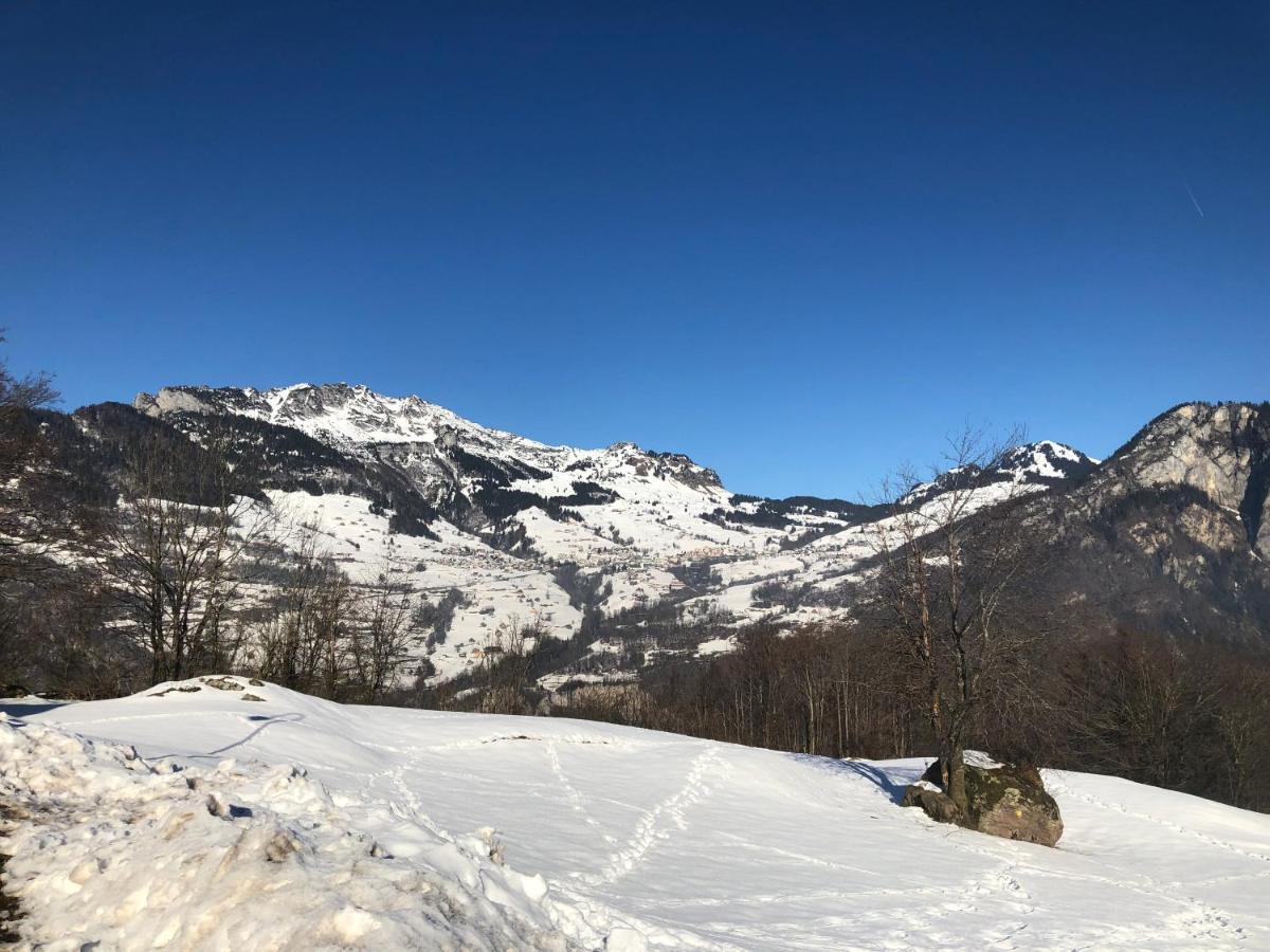 Ferienwohnung Naehe Flumserberg Ski Wandergebiet Filzbach Eksteriør bilde