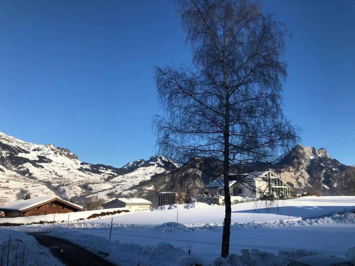 Ferienwohnung Naehe Flumserberg Ski Wandergebiet Filzbach Eksteriør bilde